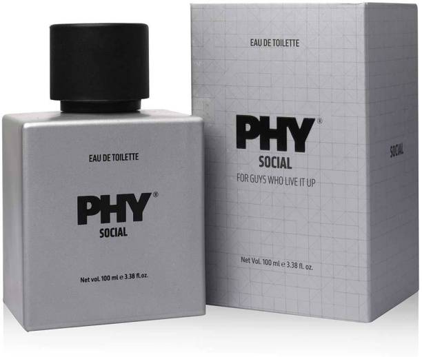 Phy Social EDT | Chilled out, party fragrance |Long lasting perfume Eau de Toilette  -  100 ml
