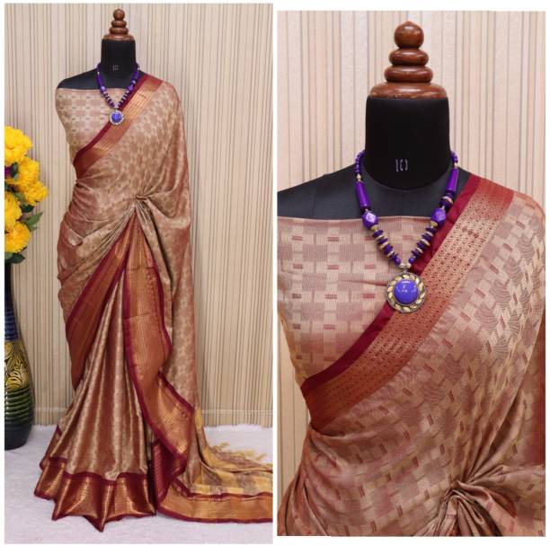 Woven Mysore Pure Silk Saree Price in India
