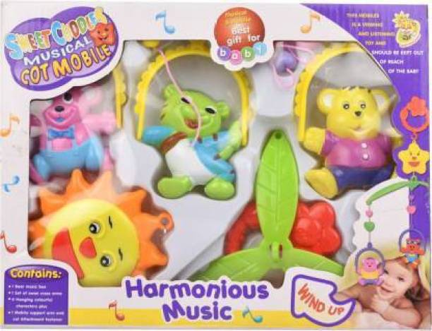 Toyporium Set Of Hormonius New Born Baby Toy Set For Kids Rattle