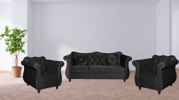 Woodbonds Fabric 3 + 1 + 1 Sofa Set