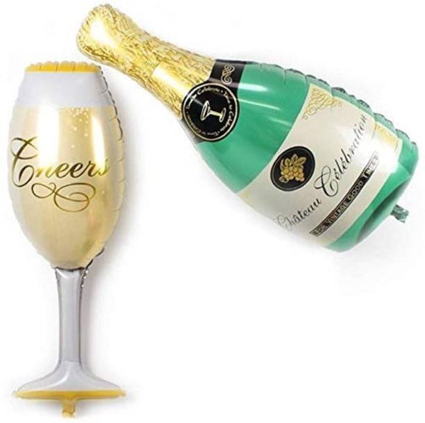 The Million Dollar Ace Printed Champagne Bottle & Wine ...