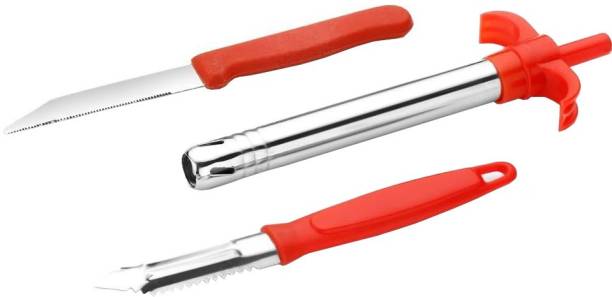 Melina 3 pcs Combo Lighter, Knife, Peeler Kitchen Tool Set