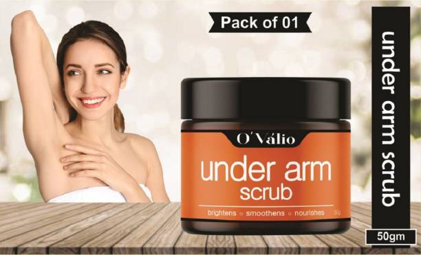 Ovalio Advanced Plus Underarm Whitening Cream For Lighten and Brighten Skin(Pack Of 1) Scrub