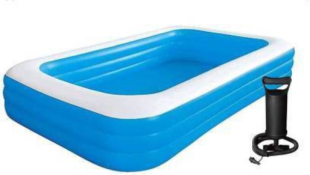 Kreative Marche Rectangle Swim Bath Tub with Free Air Pump Pack of 1