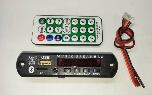 Salcon Electronics Bluetooth FM USB AUX Card MP3 Stereo Audio Player Decoder Module Kit Remote Multi Class A Car Amplifier