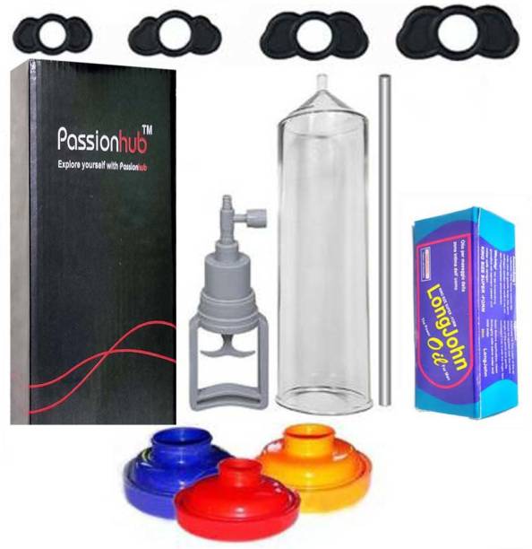 Passionhub HAND OPERATED MANUAL DEVICE WITH 3 SLEEVE 4 ED PLUS L J OIL MASSAGER SET MASSAGERS Massager