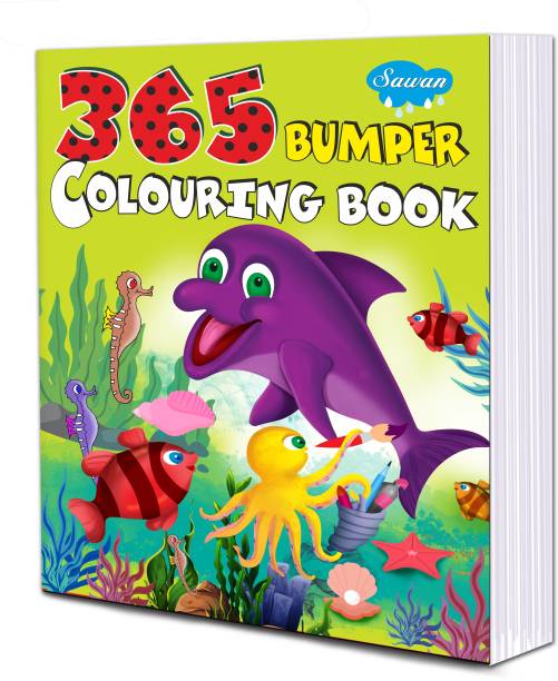 365 Bumper Colouring Book By Sawan