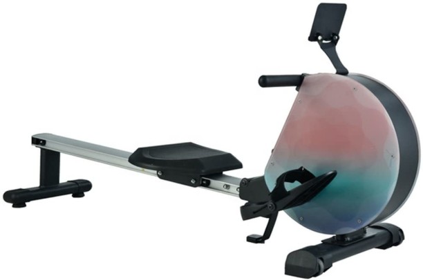 Foldable Bluetooth LCD Rower Black Cardio Fitness Workout Fit4home RM91100 Air Rowing Machine For Home Use 