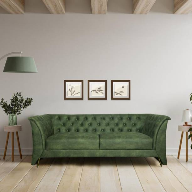 Woodbonds Fabric 3 Seater  Sofa