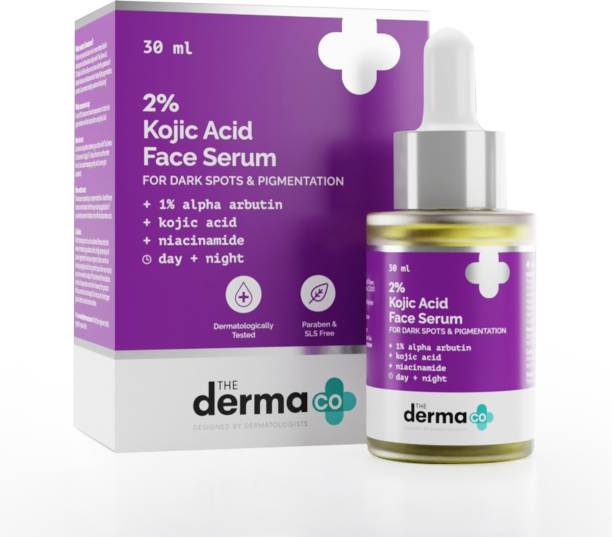The Derma Co 2% Kojic Acid Face Serum with 1% Alpha Arbutin & Niacinamide for Dark Spots And Pigmentation
