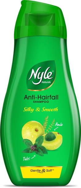 Nyle Naturals Silky & Smooth Anti Hairfall Shampoo, With Goodness Of Tulsi And Amla