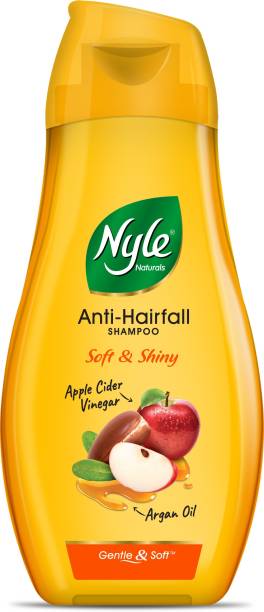 Nyle Naturals Soft & Shiny Anti Hairfall Shampoo With Apple Cider Vinegar & Argan Oil