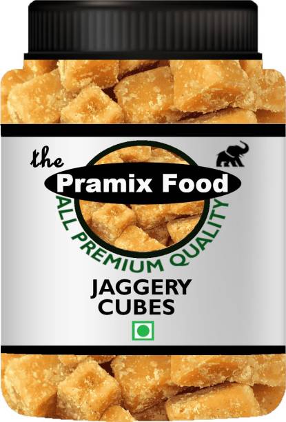 Pramix Organic Jaggery Cubes, Gud Jaggery, Gur Bheli 900gm Block Jaggery