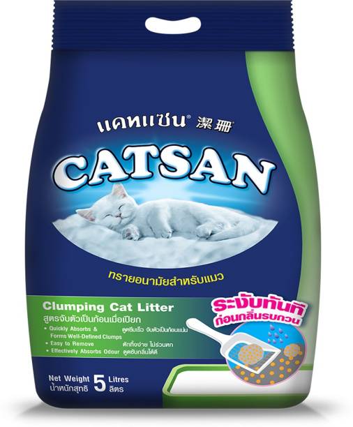 Catsan 100% Natural Clumping Cat 5 L Pet Litter Tray Refill