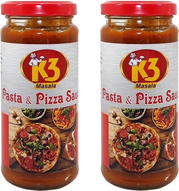 K3 Masala Pizza and Pasta Sauce.(250gm X 2) (Pack of 2) Sauce & Dip