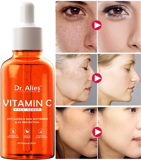 Dr. Alies Professional Vitamin C Face Serum - Anti-Aging, Dark Circle, Fine Line Corrector Face Serum