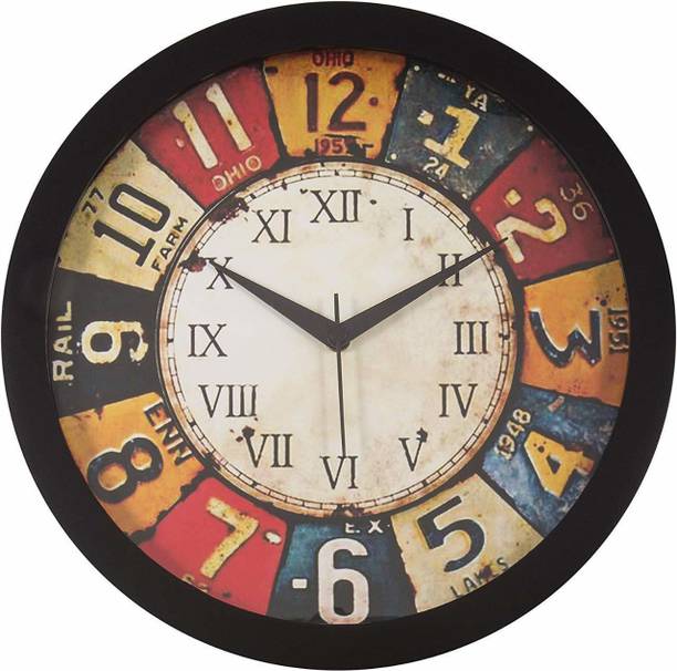 rangat craft Analog 25.5 cm X 25.5 cm Wall Clock