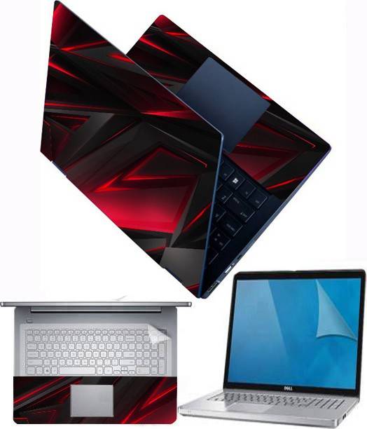 D.V TECH EXCLUSIVE PACK OF FULL PANNEL GAMING LAPTOP SKIN SET SCREEN Combo Set