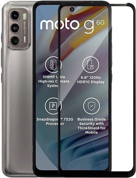 Flipkart SmartBuy Edge To Edge Tempered Glass for MOTOROLA G60, Motorola Moto G60, MOTO G60