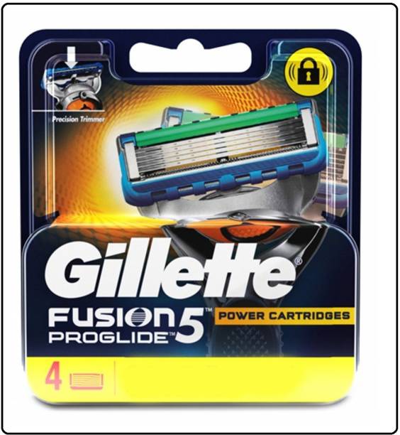 GILLETTE fusion 5 proglide 4power cartridges razor- pac...
