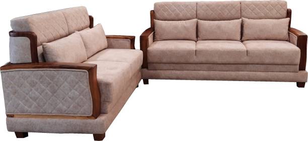 VK Furniture & Electronics Fabric 3 + 2 Sofa Set