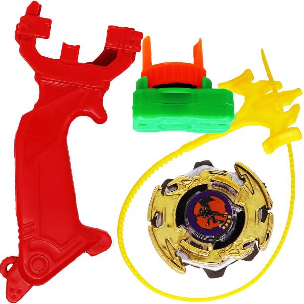 Aseenaa Metal Fighter With 1 Spinning Top, 1 Strip & 1 Launcher Toy For Boys Girls SO1RD