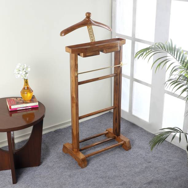 BEVERLY SUDIO Solid Wood Coat Stand