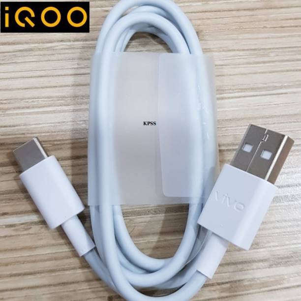 KPSS USB Type C Cable 1 m 44W FLASH CHARGE DATA CABLE FOR vivo iQOO 3 / 7 / Z3 / Z5
