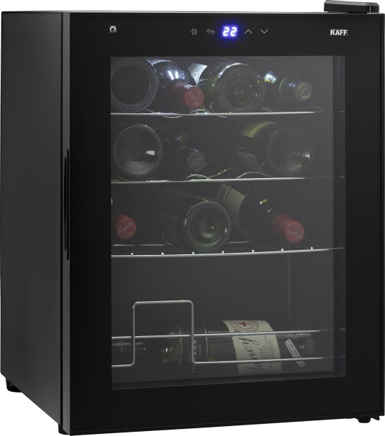 Drinks Fridge Touch Control Black-Silver 303 Bottles Wine Refrigerator Gastro Refrigerator 18 Wooden Shelves Klarstein Botella 300S 642 litres Temperature: 5°-20° C LCD Display 