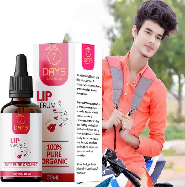 7 Days Natural Lip Serum Infused With SPF 15 Retinol For Soft Hydrated Lips strawberry Strawberry
