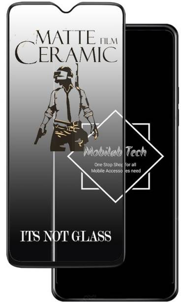 Mobilab Tech Edge To Edge Tempered Glass for Tecno Spark 6 GO Matte Screen Guard (Flixibel)