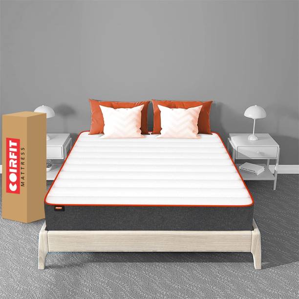 COIRFIT Orthopedic Pressure Relieving Memory Foam High Resilience (HR) Foam Mattress 8 inch King High Resilience (HR) Foam Mattress