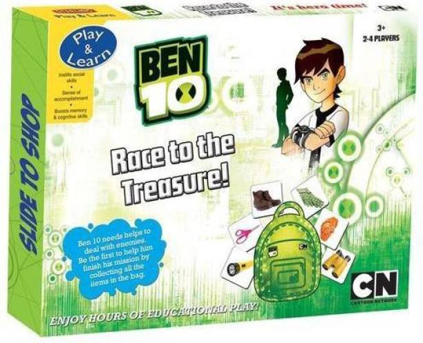 FUNSKOOL BEN 10 RACE TO THE TREASURE EDUCATIONAL GAME , Educational Board Games Board Game