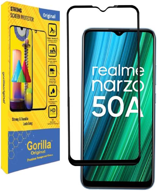 Colorfly Edge To Edge Tempered Glass for realme Narzo 50A