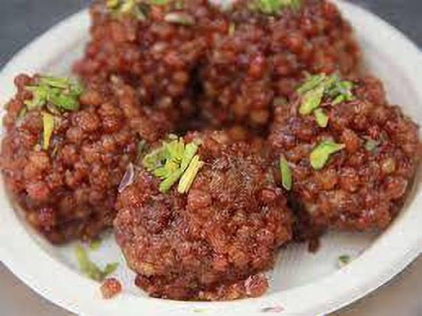 Organic Bites Jodhpuri Boondi Ladoo (Jodhpur Special Sweet) Rabdi Ladoo - 400 gm Pouch