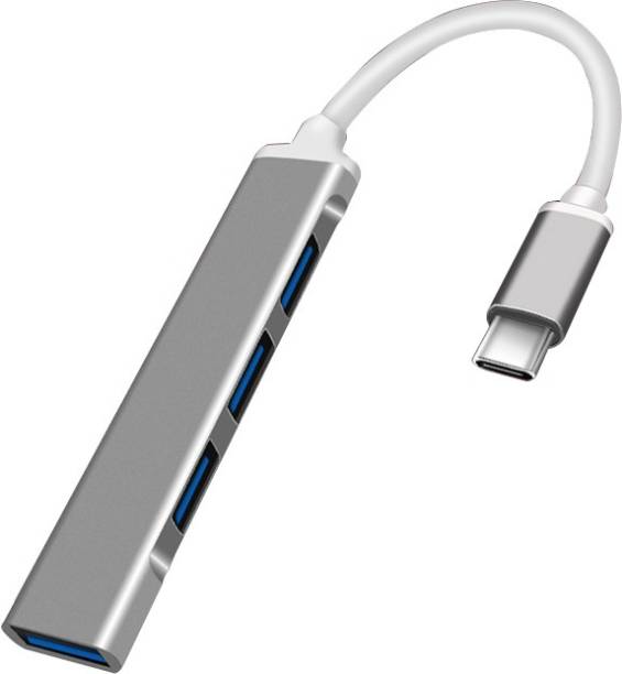 VIBOTON Type C to USB HUB, 4 Port USB HUB for macbook or Phone 5Gbps Data Transfer, 1 USB3.0 port + 3 USB 2.0 port USB Hub