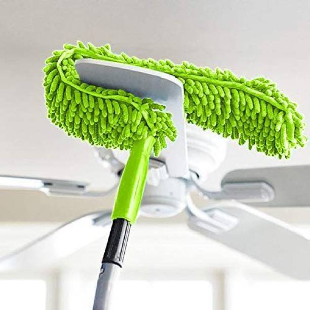 Bunshop Foldable Microfiber Fan Cleaning Duster for Home, Kitchen, Car, Ceiling, Office Wet and Dry Duster