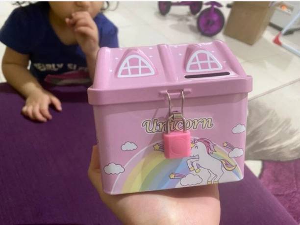 GAMLOID Unicorn Piggy Bank Money Saving Box Children Coin Deposit Box Birthday Gifts
