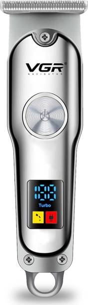 VGR V-290 Professional Hair Clipper with LED Display  Runtime: 120 min Trimmer for Men