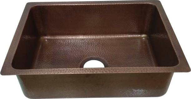 Coppersmith Creations Copper Drop-In Kitchen Sink Under ...
