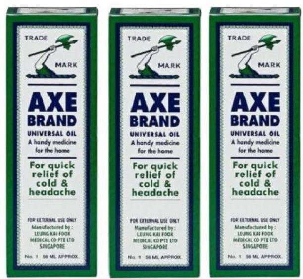 Axe Brand Universal Oil 56 ML (Pack Of 3) Liquid