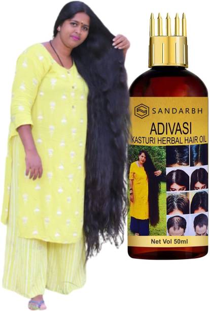 Sandarbh hair care Adivasi Best hair growth oil - WITH COMB APPLICATOR -  Hair Oil