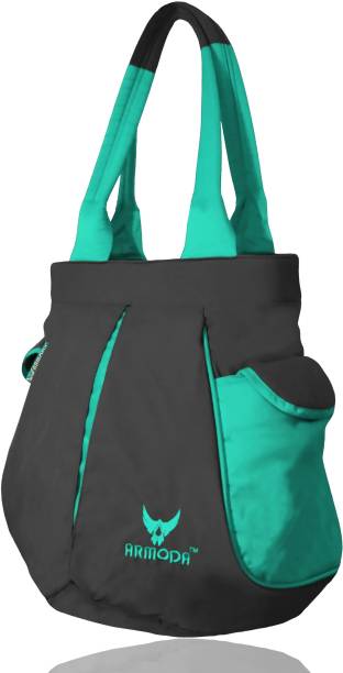 Women Grey, Blue Shoulder Bag Price in India