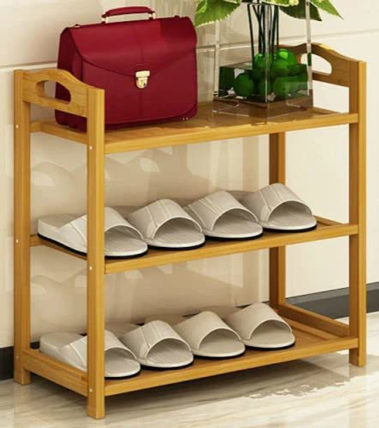 small wooden shoe bench