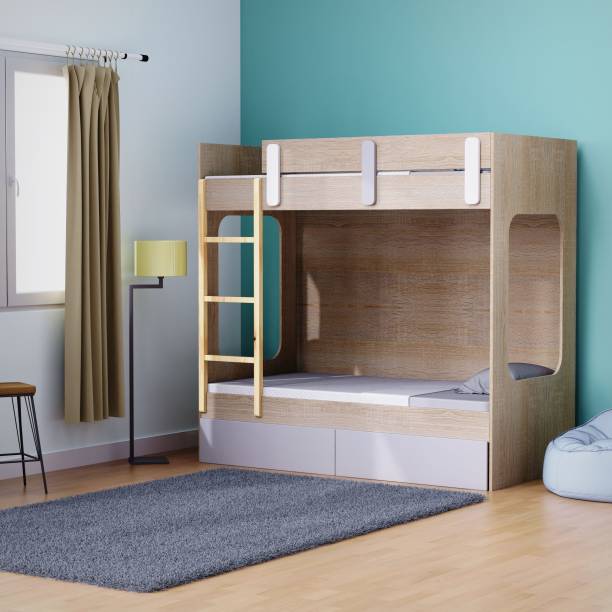 topolino TP-BB-OW Engineered Wood Bunk Bed