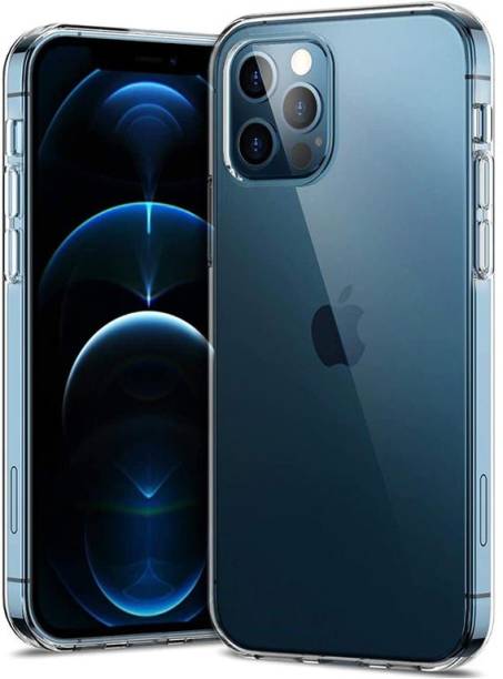 CaseTunnel Back Cover for Apple iphone 12 Pro Max (Transparent , Silicon and Flexible)