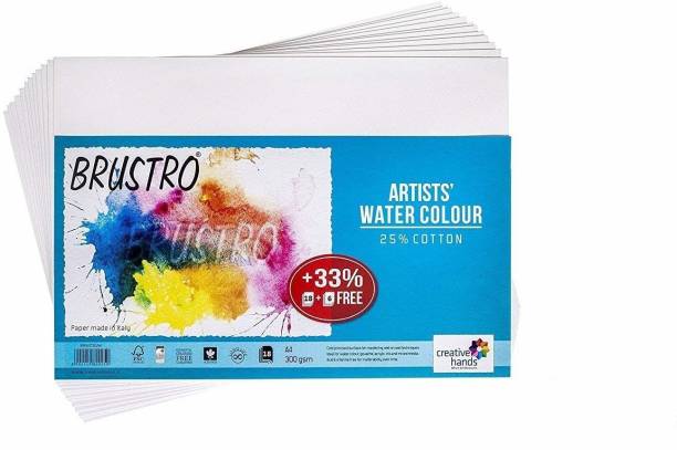 BRuSTRO Super Series Unruled A4 300 gsm Watercolor Paper