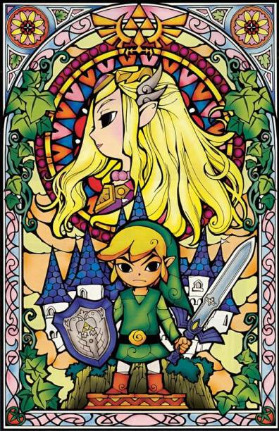 Link Triforce The Legend Of Zelda Princess Zelda The Wi...