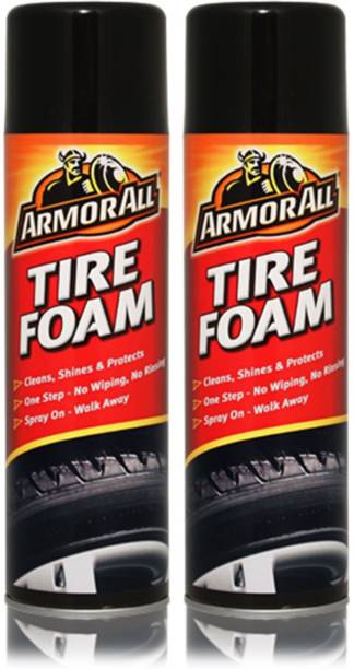 Armor All Tire Foam-Cleans, Shines and Protects (Spray ON-Walk Away) 500 ml Wheel Tire Cleaner