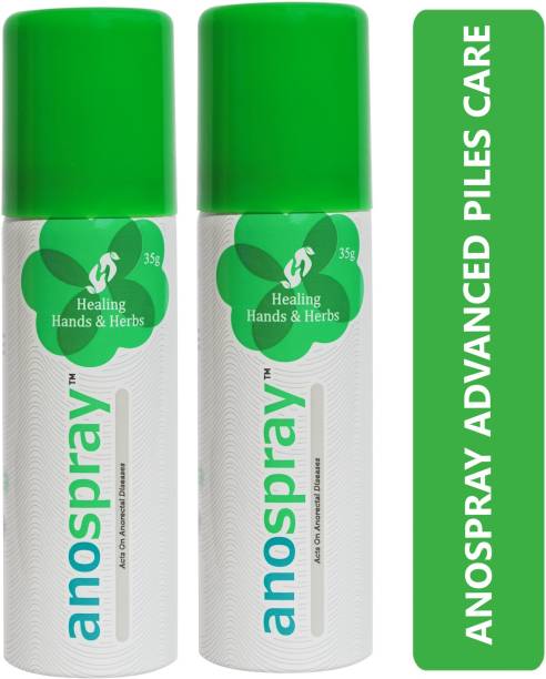 AnoSpray Advanced Piles & Fissure Care Spray - 35 g pack of 2 (70 g) Spray